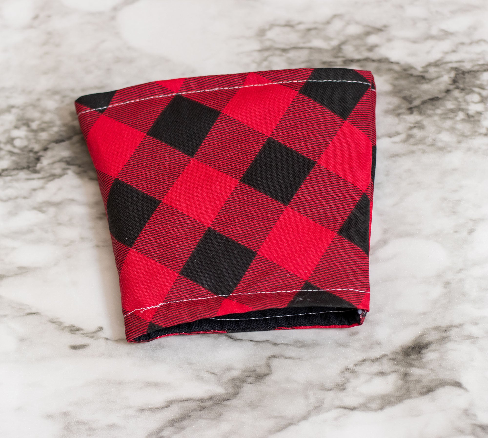 Buffalo Plaid Iced Coffee Sleeve